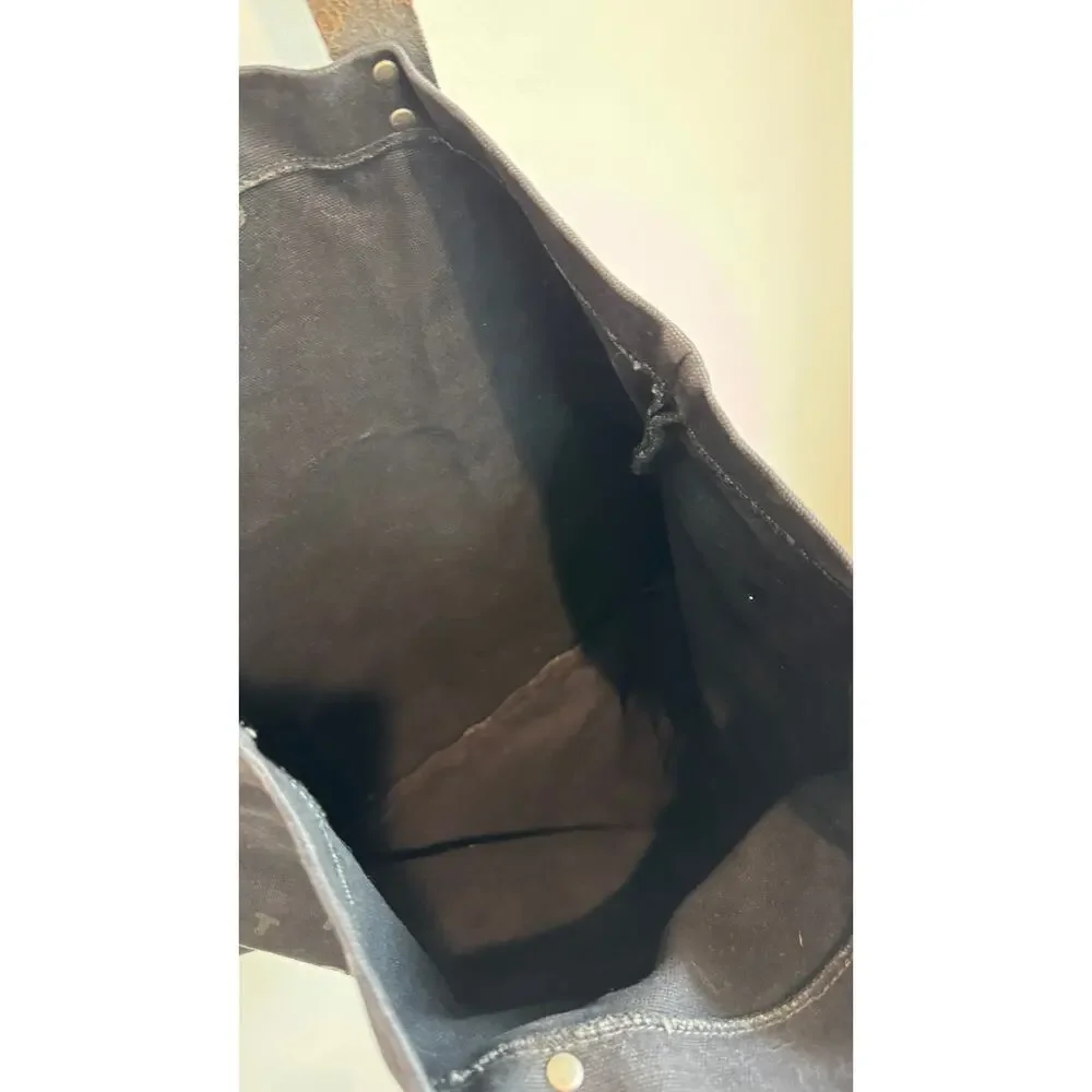 Deus Ex Machina Helmet Tote Bag Black Canvas Venice California Rare 2013